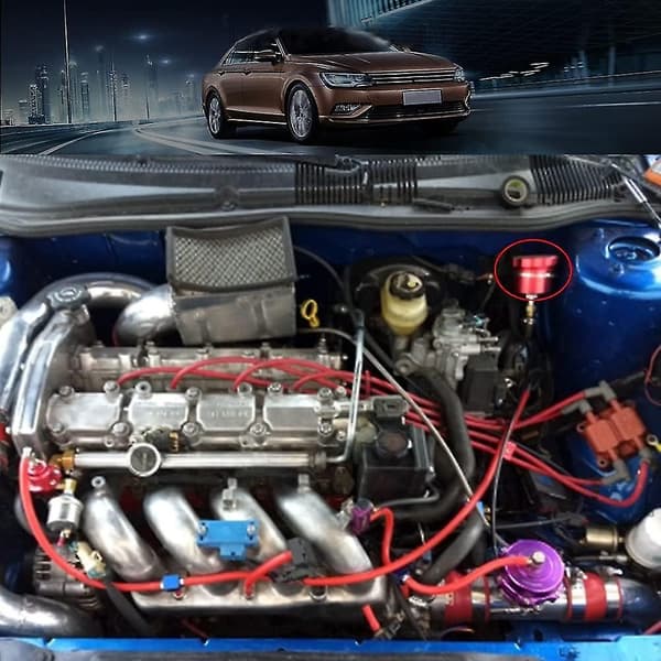 Handbromsoljebehållare Racing Drift Universell Hydraulisk Bromsvätska Modifieringstillbehör Guld SX