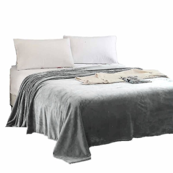Tflycq Super Soft Varm Solid Varm Mikroplysch Fleecefilt Sängmatta Bäddsoffa Multicolor