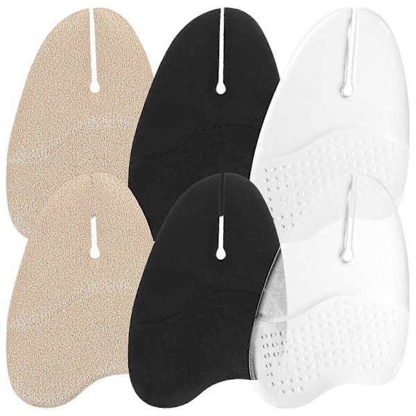 3 Par Tåskydd för Sandaler och Flip-Flops, Förfotskuddar, Inlägg, Tågrepp för Kvinnor och Män