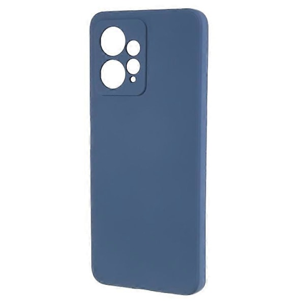 Kompatibelt för Xiaomi Redmi Note 12 4G Gummibelagt TPU-telefonfodral Fiberfoder Anti-fall Telefonskal Grey