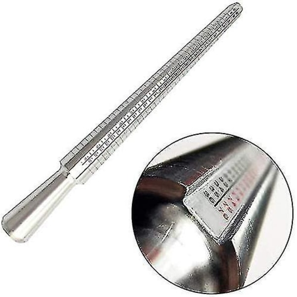 Ringstorleksmätare, ringmätare i aluminium och fingermått