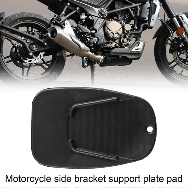 Halkfri Sidostödsplatta Universal Repskydd Kickstand Basplatta för Motorcykel