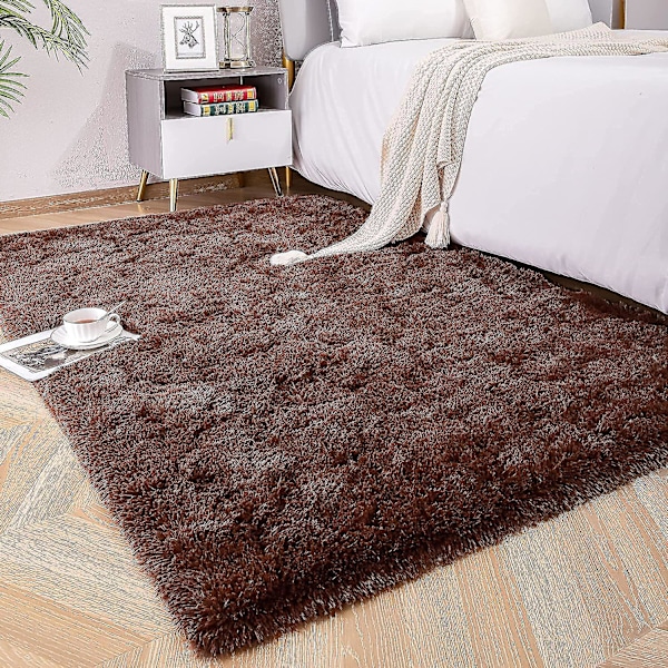 Tflycqsoft Fluffy Area Mattor För Sovrum Barnrum Plysch Shaggy Nursery Matta Furry Throw Mattor För Pojkar Flickor, College Sovsal Fuzzy Rugs Vardagsrum Hom