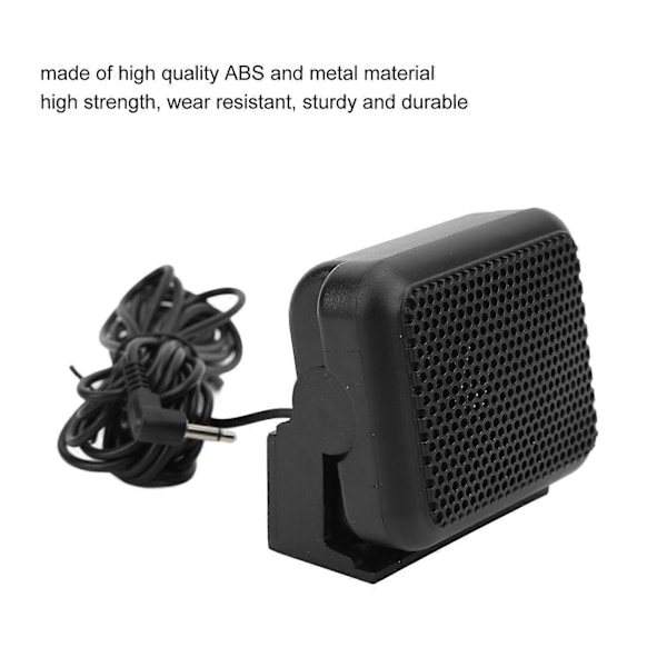 Universal Mini Extern Högtalare för Bil Tvåvägsradio Högtalarersättning för YAESU FT?7800R FT?7900R FT?8800R FT?8900R