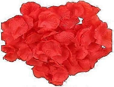 300 stk. røde silkeblader kunstig blomsterdekorasjon flott for Valentinsdag kjærestes bursdag