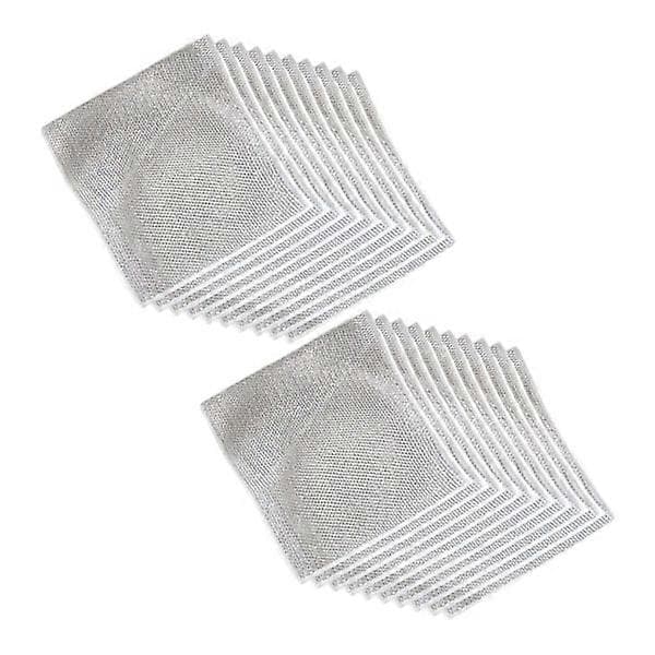 20x Grå Multifunktionella Metalliska Disktrasor Premium Nylon