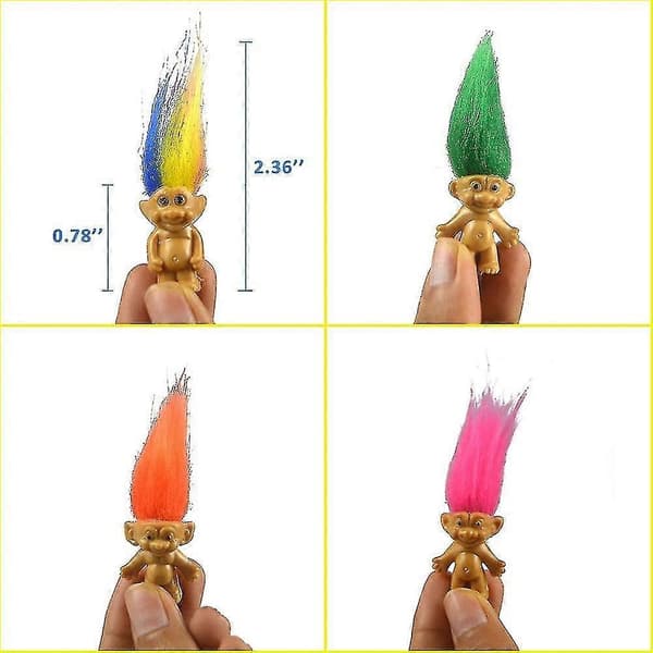10 Stk. Mini Trolde Dukker