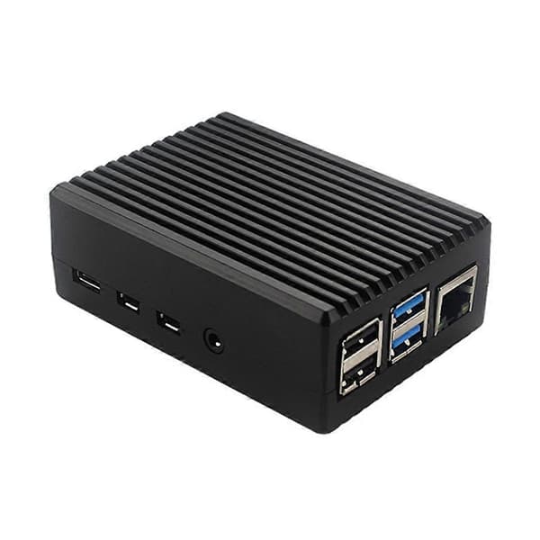 Aluminiumslegering Kabinetboks til Raspberry Pi 4 4B Varmeafledning