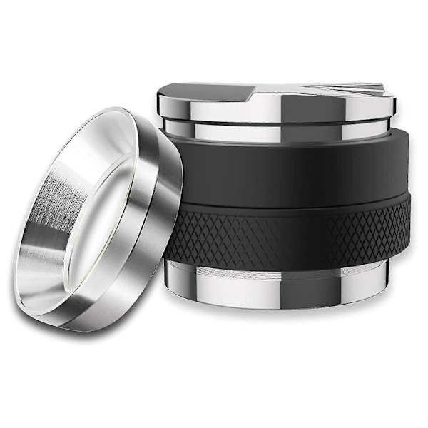 58 mm:n tampperi ja kahvin levitin, 58 mm:n portafilterille, ammattimainen säädettävä syvyys Espresso Han