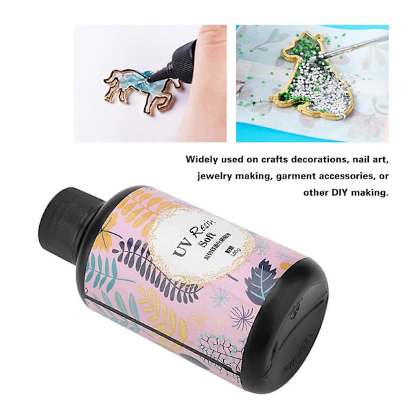 Epoksi UV-hartsin värjäysväri pigmentti DIY taideaskartelu (100g)