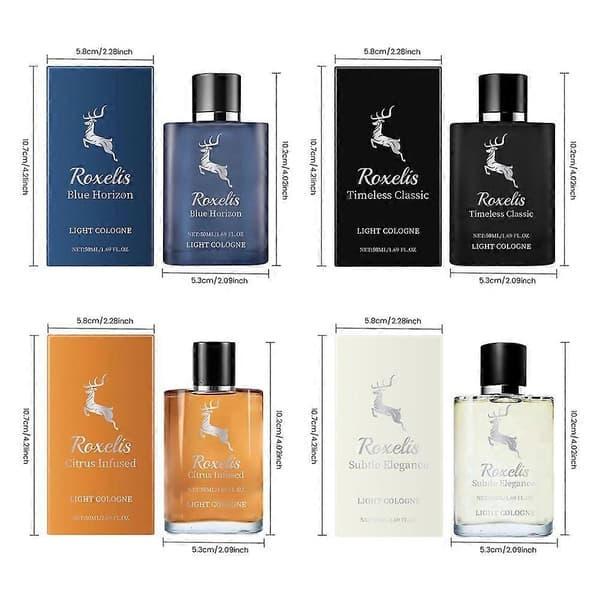 Blue Cologne Charm Parfume Ekstrakt Milde Formler, Stærk Cologne Feromon Duft Parfumer, til Formel Afslappet Brug A