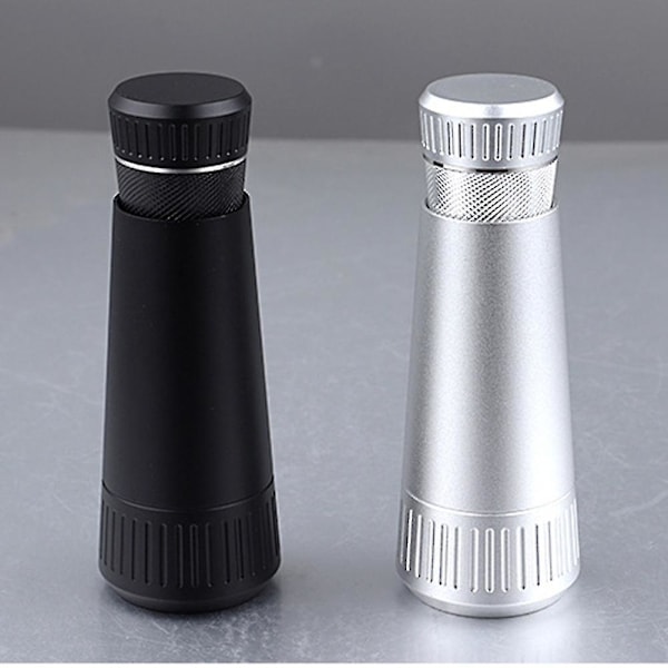 Kaffe Tamper Nål Rustfrit Stål Mesh Kaffe Løs Nål Legering Klud Nål Med Base Sølv