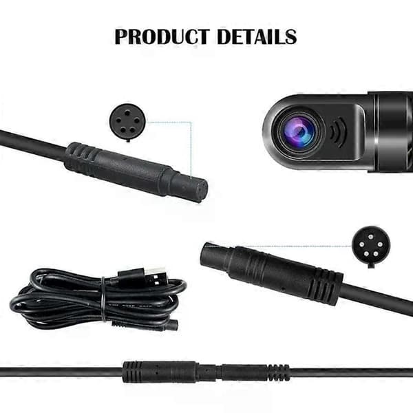 Mini Dashcam Bil Full HD Videobandspelare med Forward Collision Warning WiFi G-Sensor Videokamera Kameror