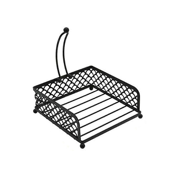 Elegant flad papirservietholder - Servietholder til bord, køkken, bordplader og udendørs borde-