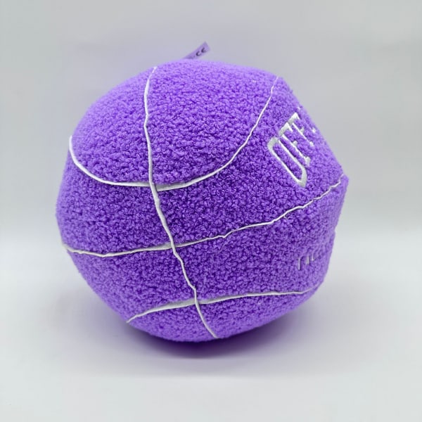 Ny offcourt basket kudde basket kudde plysch leksak docka purple