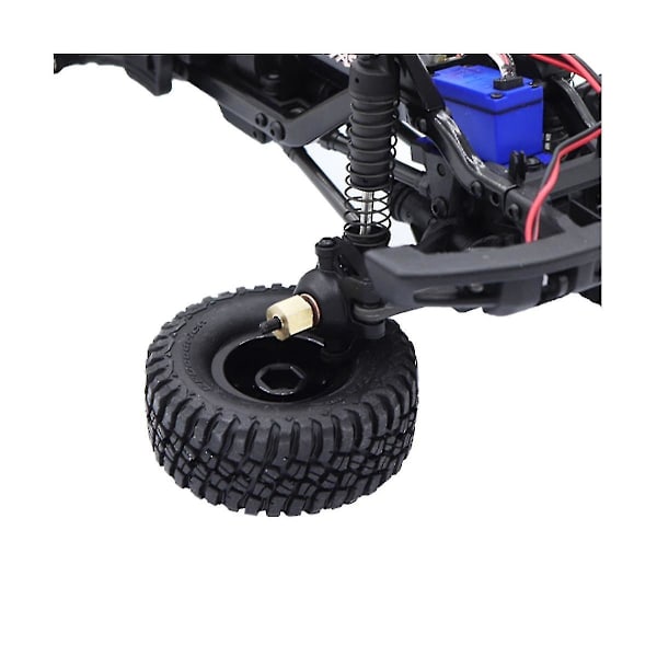 4st Mässing Förlängd Hjul Hex Nav Adapter 9750 För Trx4m -4m 1/18 Rc Crawler Bil Uppgraderingsdelar Tillbehör
