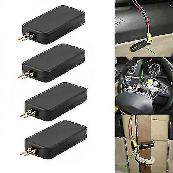 Bil Airbag Simulator Testare Testinstrument Resistor Bypass Fel Finnande 4st svart WOZ