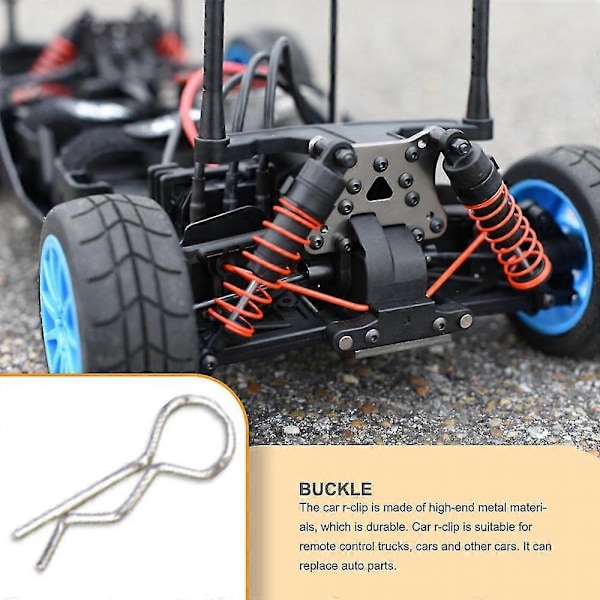 Rc R-formade Clips Bilkaross Skalspänne Metall Välmatchad Reservdel AJC