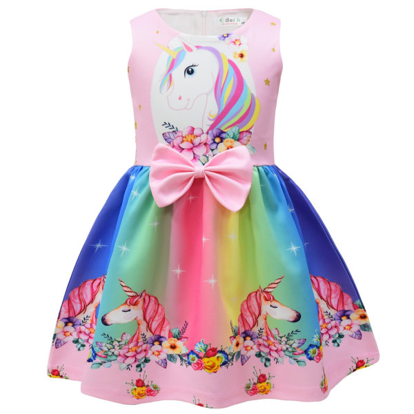 Girls Cosplay Dress Bowknot Dress Christmas Halloween Party 130cm