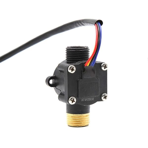 G1/2 Vann Messing Hall Effekt Flow Sensor Måler Flowmåler 1-30L/min