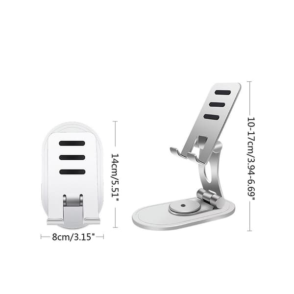 Foldbart Mobiltelefonbeslag Universal til Telefoner Tablet Under 10 tommer