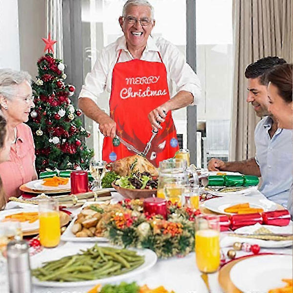 Juleforklæde Julepynt Forklæde til Julemiddag Køkken Bagning Håndværk Husrengøring