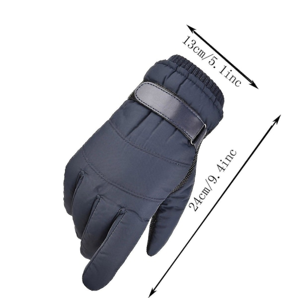 Justerbar bomull män kvinnor handskar vinter utomhus vindtät Mankind Glove Ski