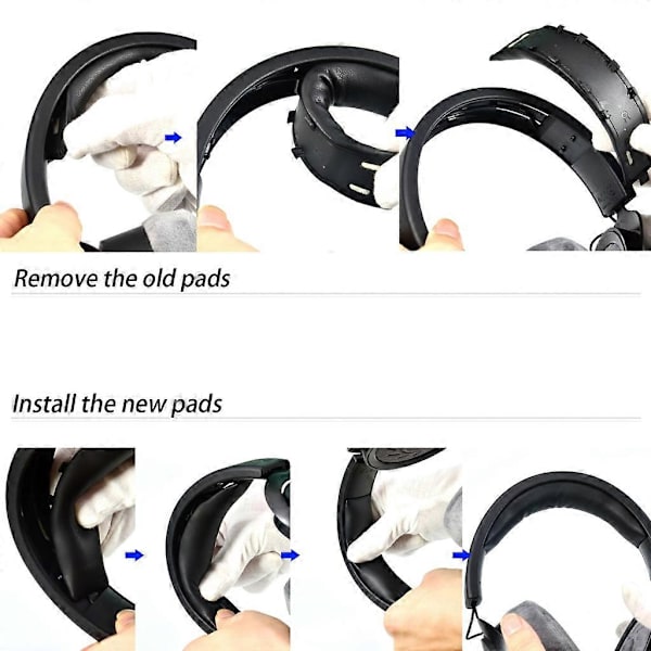 Komfortable ørebjelke myke puter for DT700 headset hodebøyle øreputer