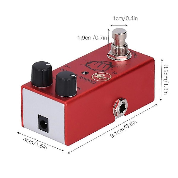 Gitarr Effektpedal JDF5 Klassisk Chorus True Bypass Musikinstrument Tillbehör