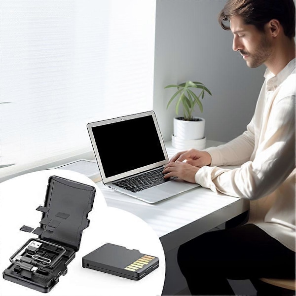TF Kortlæser USB TYPE C og USB Interface Adapter Udstyret med Kortfjernelsesnål
