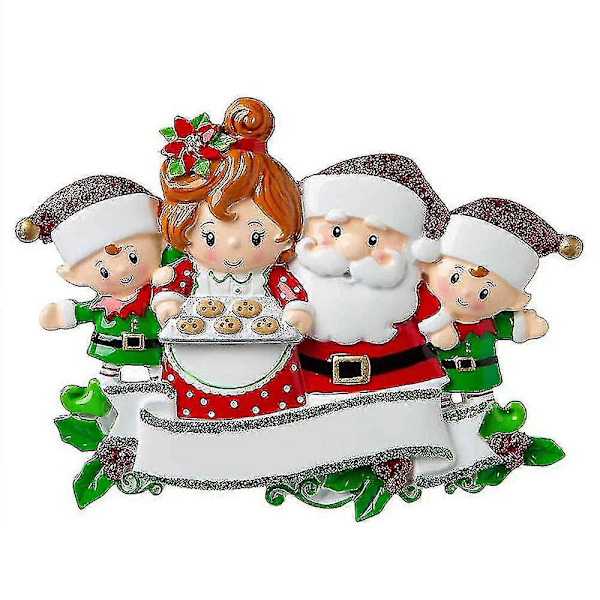 Julepynt familie juletre dekorasjon julekule julepynt no3614-ZZY