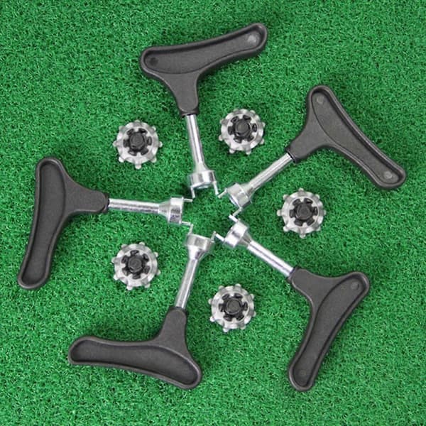 Golf Spikes Nøgle Værktøj Golfsko Knopper Twist Søm Udtrækker Nøgle Han IIH
