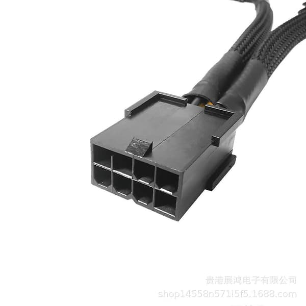 8Pin PCIe Splitter Strømkabel PCI-e 8Pin Hun til Dobbelt 8 (6+2)Pin Han Adapter