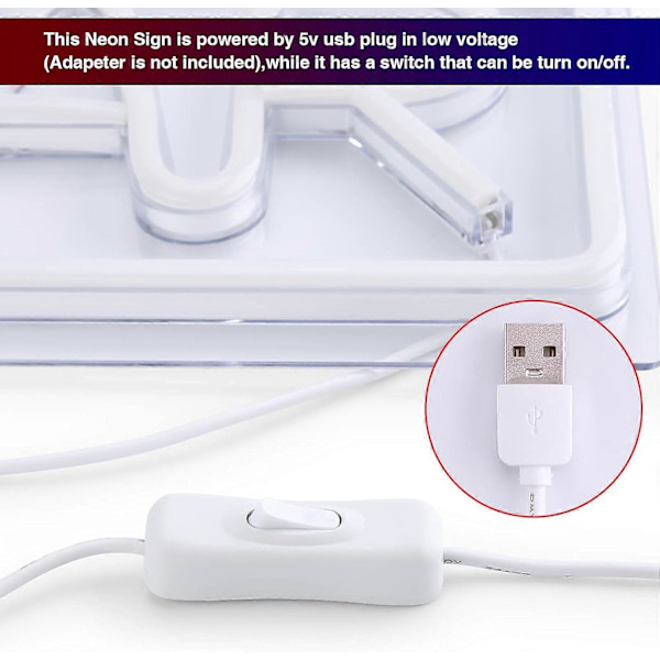 FITNATE Kahvi Neonkyltti Kirkas LED Neonvalokyltti USB-virtalähteellä Caf Avoin Kyltti Seinäsisustus Kahvibaareihin Kauppoihin Ravintolasisustus, Sisältää Aukioloajat