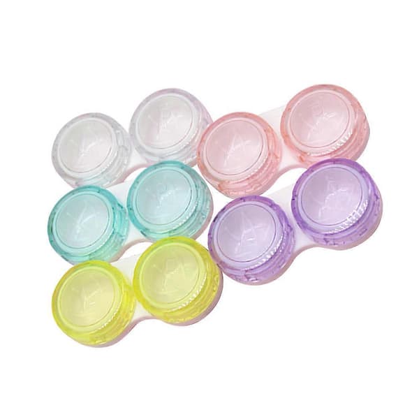 Glasögonfodral Linser Behållare för Användare Resevänlig 0,8 x 2,8 x 1,5 cm 15-pack