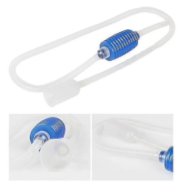 Akvarium/fisketank Siphon og Grussrenser - En Håndsifonpumpe til at Tømme og Udskifte Vand på Minutter