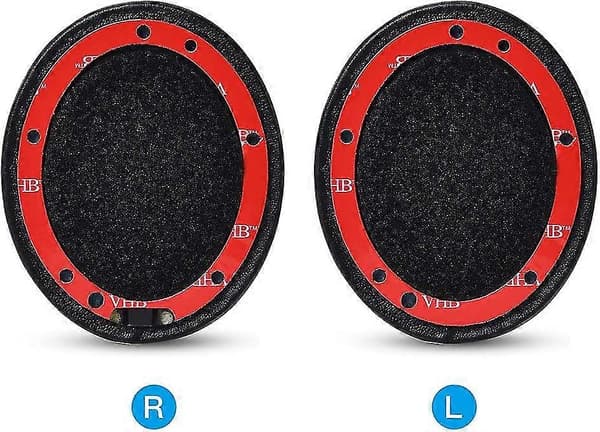 Erstatningsøreputer for Beats Studio/kompatibel med Studio Wired B0500 / Wireless B0501 / Studio 2 og Studio 3/mykt proteinlær/støyisolering