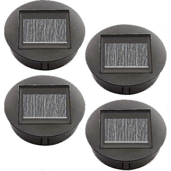 4 stk. Solcellelamper med LED-pærer, Solcellelamper, LED-solcellepanel-lyktdeksel