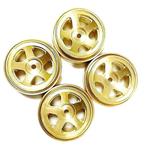 4st Mässing Beadlock Hjul Fälg Nav Motvikt För 1/18 Skala Cruiser Rc Bil Uppgraderingsdelar