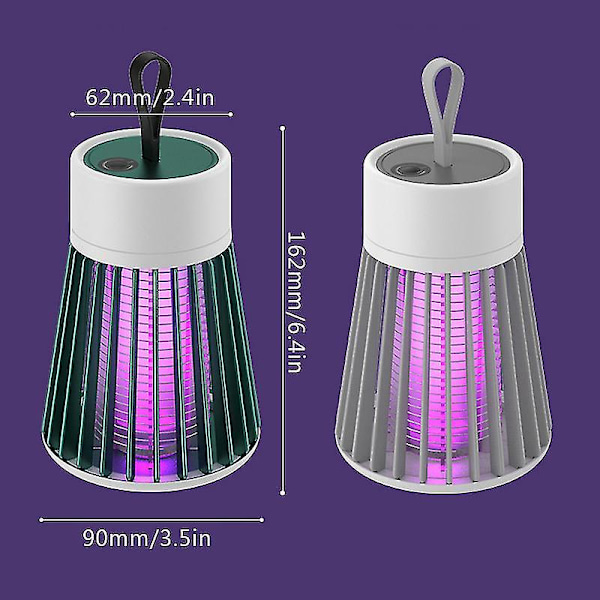 Myggdreper Fluefeller Sikkerhets Mygglampe for Husholdninger Egnet for Mygg og Flygende Insekter