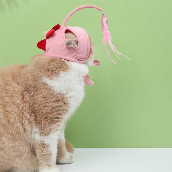 Hatte Killingelegetøj til killing eller katte Legetøjsgaveideer til katteelskere 2 farver