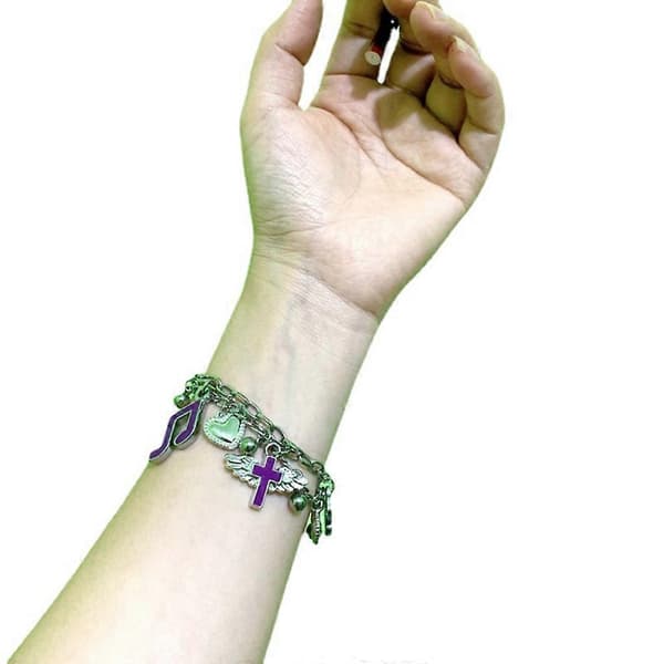 Rustfrit stål sommerfugl armbånd justerbart mode armbånd smykker