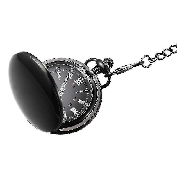 1 stk. Retro Tosidet Glat Lommeur Legering Klassisk Delikat Quartz Lommeur (sølv)