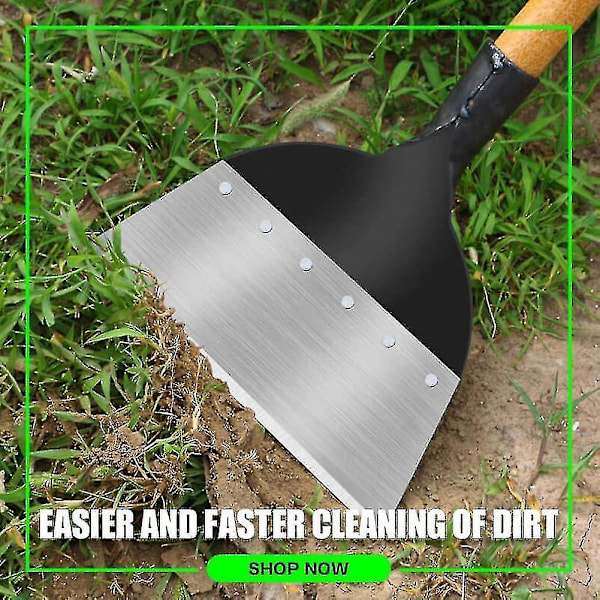 Hagespade Multifunksjonell Utendørs Hage Rengjøringsspade Stål Flat Spade Is Spade Luking Planting Jordbruk Luking Verktøy - Jxlgv