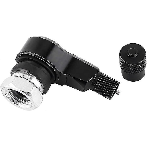 Slitstark Däckventilkåpa Adapter för att Undvika Luftläckage Bil Motorcykel Cykel Scooter (svart) (2 st) yu