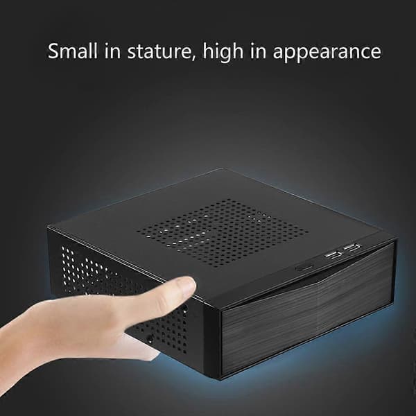 ITX Speldator för Chassi FH05 Mini Skrivbord för Chassi Hemmabio HTPC Liten