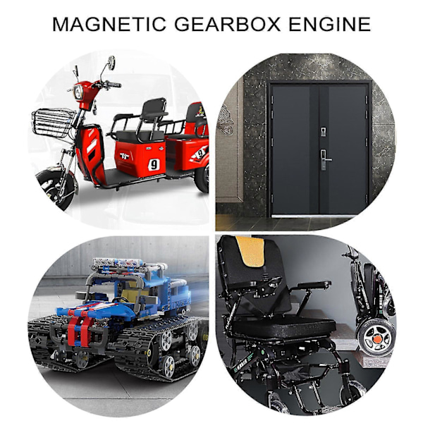 5st Växelmotor Dubbelaxel Tt-motor 3-12v Tt-motor För Smart Bil Robot