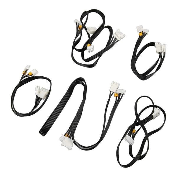 5 stk. Endestop forlængerkabel X Y Z E Akse PVC Plug and Play Stepper Motor Forlængerledninger til Ender 5 3D-printer