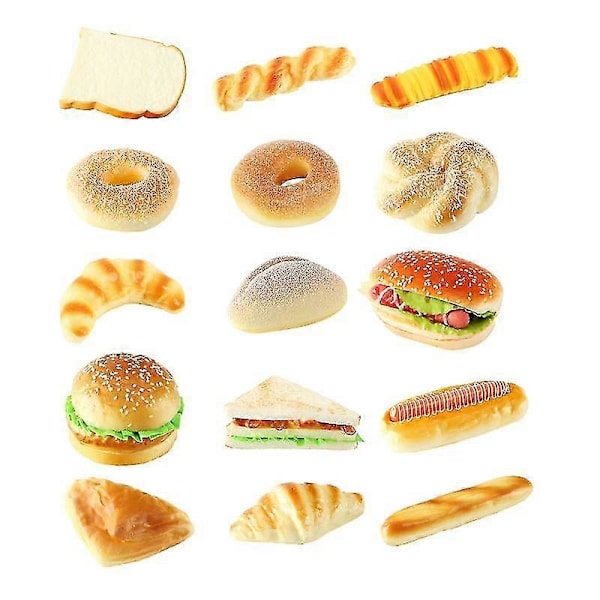 Kunstig Falsk Brød Kage Bageri Køkken Legetøj Donuts Simulation Model