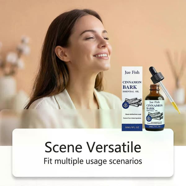 Kanelbark eterisk olja, ren ångdestillerad aromaterapi doftolja, långvarig doft hem diffuser aromolja, 30ml 1PCS